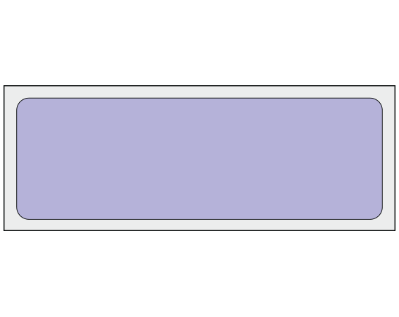 ADS-1-121 Violet 1" x 3" Multi-Purpose Removable Blank Labels - Flexible