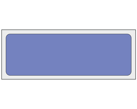 ADS-1-13 Lavender 1" x 3" Multi-Purpose Removable Blank Labels - Standard