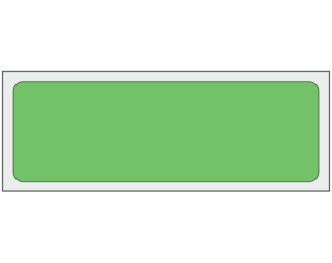 Green 1" x 3" Multi-Purpose Removable Blank Labels - Standard
