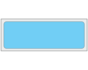 Blue 1" x 3" Multi-Purpose Removable Blank Labels - Standard