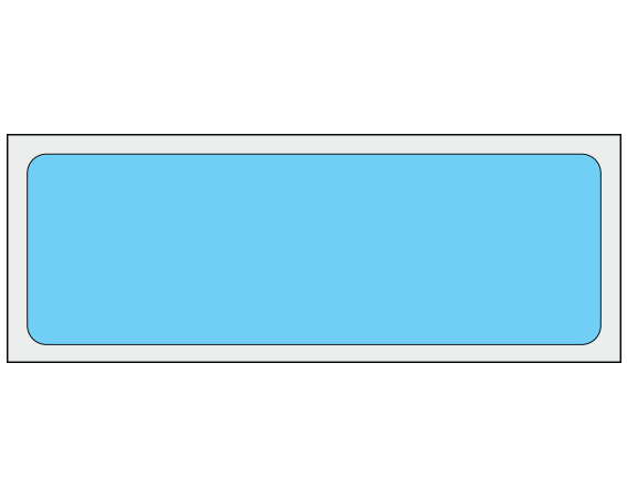 ADS-1-6 Blue 1" x 3" Multi-Purpose Removable Blank Labels - Standard