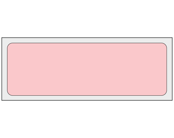 ADS-1-71 Pink 1" x 3" Multi-Purpose Removable Blank Labels - Flexible