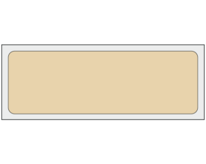 Tan 1" x 3" Multi-Purpose Removable Blank Labels - Standard