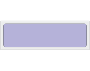 Violet 1" x 3-1/2" Multi-Purpose Removable Blank Labels - Standard