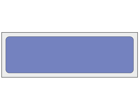 ADS-2-13 Lavender 1" x 3-1/2" Multi-Purpose Removable Blank Labels - Standard