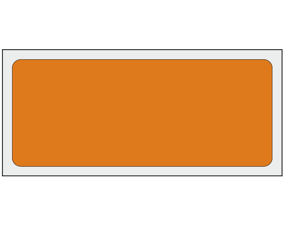 ADS-3-10 Copper 1-1/4" x 3" Multi-Purpose Removable Blank Labels - Standard