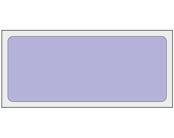 ADS-3-12 Violet 1-1/4" x 3" Multi-Purpose Removable Blank Labels - Standard