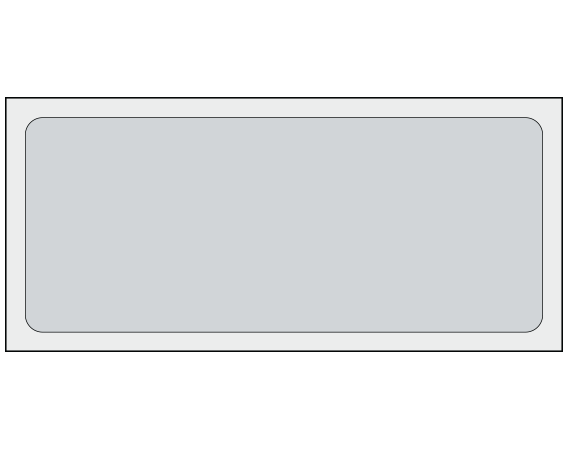 ADS-3-14 Gray 1-1/4" x 3" Multi-Purpose Removable Blank Labels - Standard