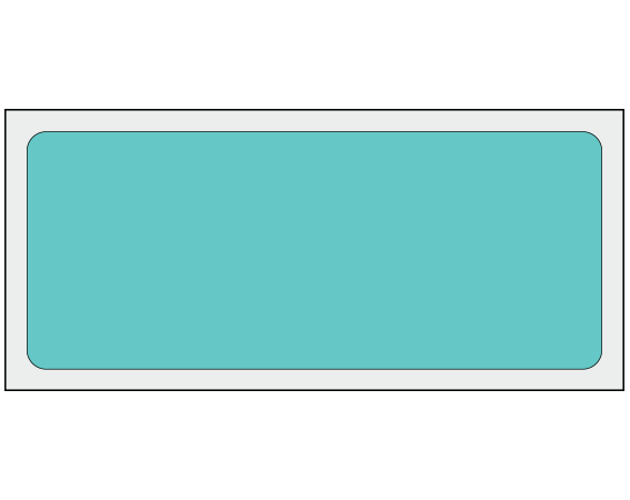 ADS-3-16 Aqua 1-1/4" x 3" Multi-Purpose Removable Blank Labels - Standard