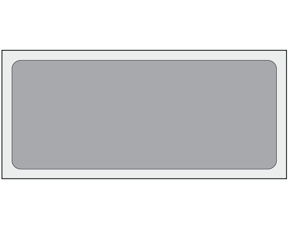 ADS-3-191 Silver 1-1/4" x 3" Multi-Purpose Removable Blank Labels - Flexible