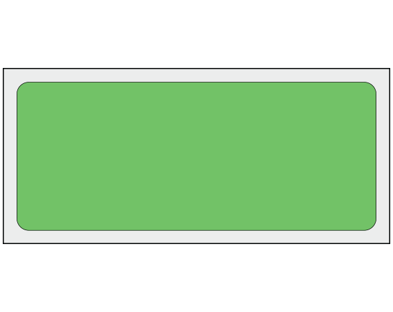 ADS-3-31 Green 1-1/4" x 3" Multi-Purpose Removable Blank Labels - Flexible