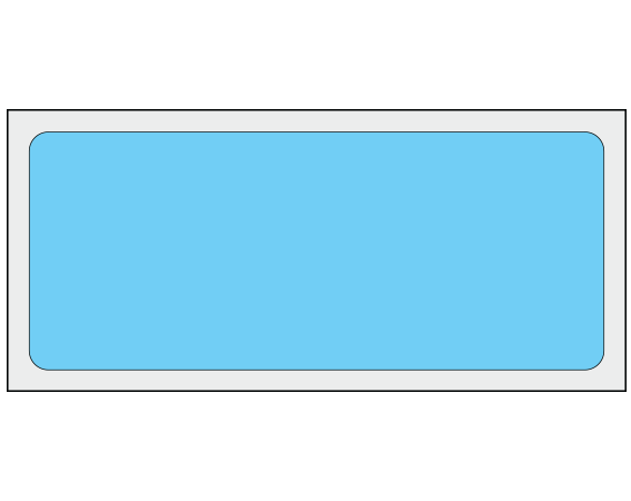 ADS-3-61 Blue 1-1/4" x 3" Multi-Purpose Removable Blank Labels - Standard
