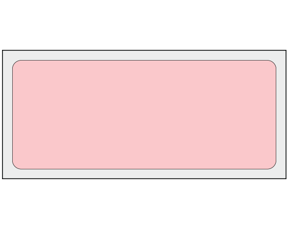 ADS-3-71 Pink 1-1/4" x 3" Multi-Purpose Removable Blank Labels - Flexible
