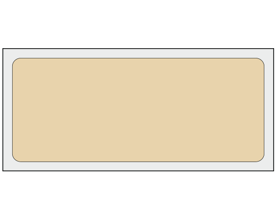 ADS-3-8 Tan 1-1/4" x 3" Multi-Purpose Removable Blank Labels - Standard