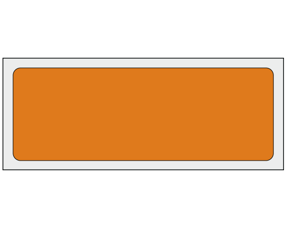 ADS-4-101 Copper 1-1/4" x 3-1/2" Multi-Purpose Removable Blank Labels - Flexible