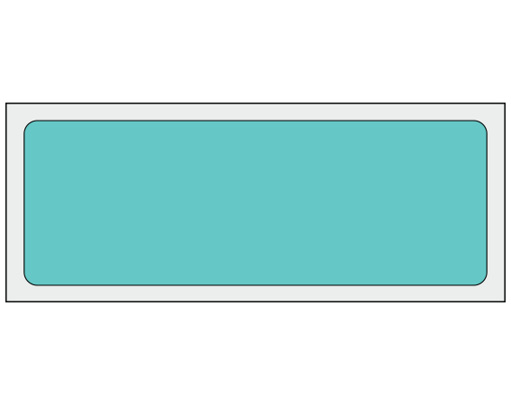 ADS-4-162 Aqua 1-1/4" x 3-1/2" Multi-Purpose Removable Blank Labels - Flexible