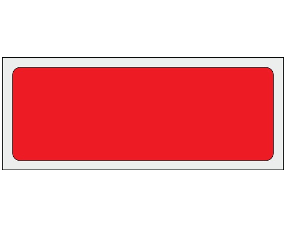 ADS-4-4 Red 1-1/4" x 3-1/2" Multi-Purpose Removable Blank Labels - Standard