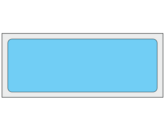 ADS-4-6 Blue 1-1/4" x 3-1/2" Multi-Purpose Removable Blank Labels - Standard
