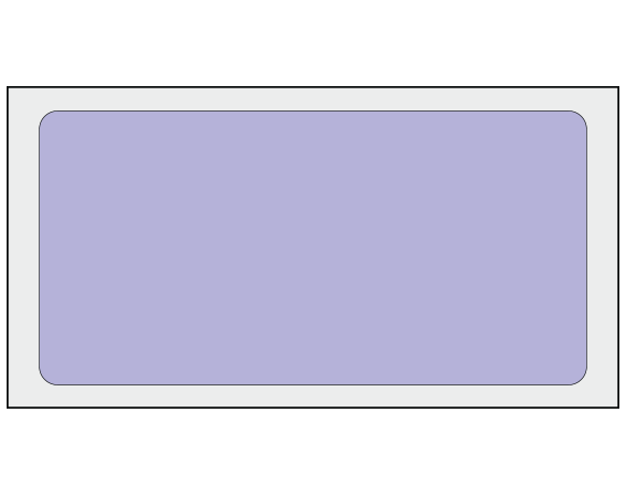 ADS-5-121 Violet 1-1/2" x 3" Multi-Purpose Removable Blank Labels - Flexible