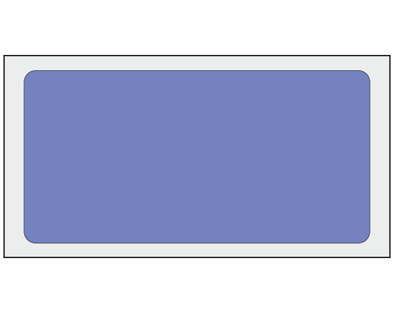 ADS-5-13 Lavender 1-1/2" x 3" Multi-Purpose Removable Blank Labels - Standard