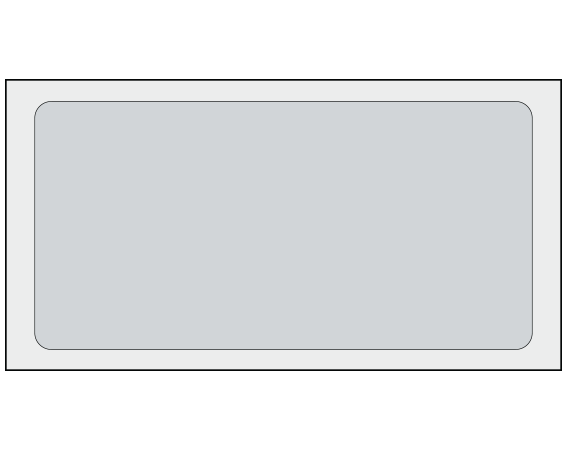 ADS-5-141 Gray 1-1/2" x 3" Multi-Purpose Removable Blank Labels - Flexible