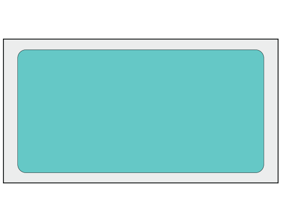 ADS-5-16 Aqua 1-1/2" x 3" Multi-Purpose Removable Blank Labels - Standard