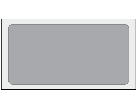 ADS-5-19 Silver 1-1/2" x 3" Multi-Purpose Removable Blank Labels - Standard