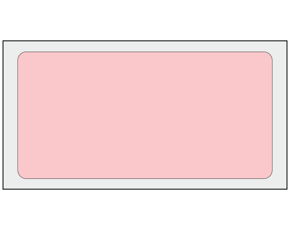 ADS-5-7 Pink 1-1/2" x 3" Multi-Purpose Removable Blank Labels - Standard
