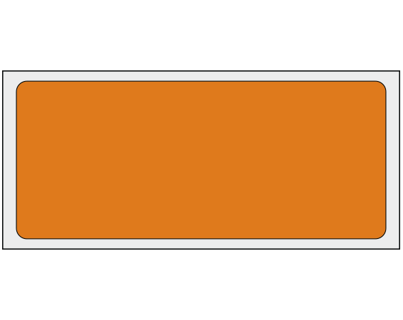 ADS-6-101 Copper 1-1/2" x 3-1/2" Multi-Purpose Removable Blank Labels - Standard