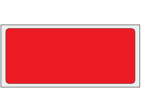 ADS-6-4 Red 1-1/2" x 3-1/2" Multi-Purpose Removable Blank Labels - Standard