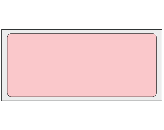 ADS-6-71 Pink 1-1/2" x 3-1/2" Multi-Purpose Removable Blank Labels - Flexible