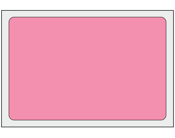 ADS-7-11 Rose 2" x 3" Multi-Purpose Removable Blank Labels - Standard