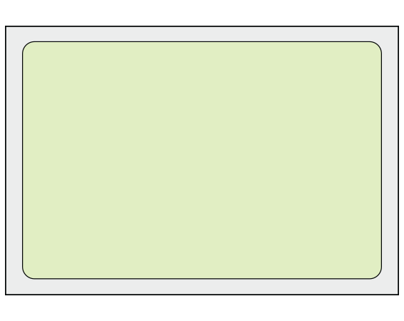 ADS-7-151 Lime 2" x 3" Multi-Purpose Removable Blank Labels - Flexible