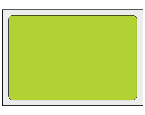 ADS-7-171 Chartreuse 2" x 3" Multi-Purpose Removable Blank Labels - Flexible