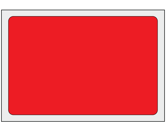 ADS-7-4 Red 2" x 3" Multi-Purpose Removable Blank Labels - Standard