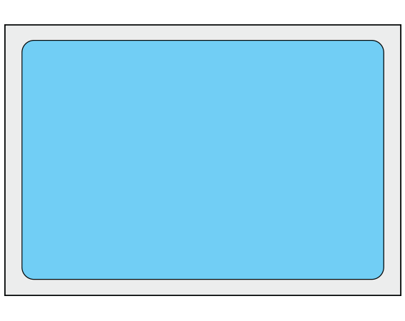 ADS-7-61 Blue 2" x 3" Multi-Purpose Removable Blank Labels - Flexible