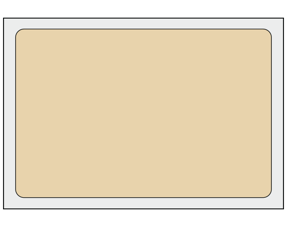 ADS-7-8 Tan 2" x 3" Multi-Purpose Removable Blank Labels - Standard