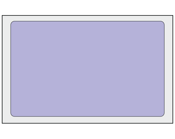 ADS-8-12 Violet 2-1/2" x 4" Multi-Purpose Removable Blank Labels - Standard