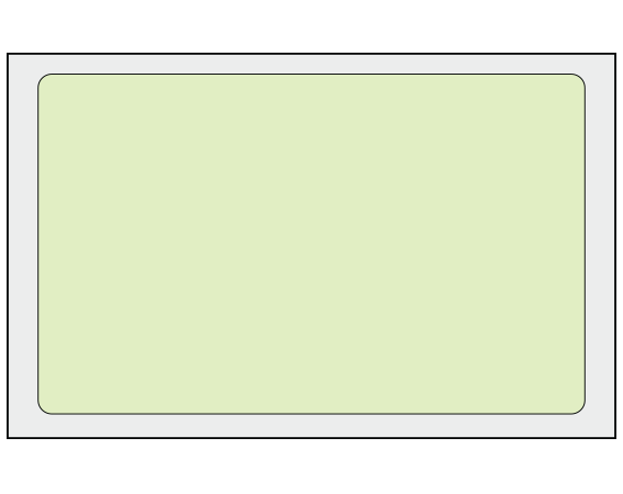 ADS-8-151 Lime 2-1/2" x 4" Multi-Purpose Removable Blank Labels - Flexible