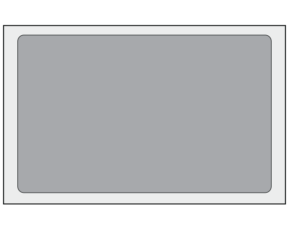 ADS-8-191 Silver 2-1/2" x 4" Multi-Purpose Removable Blank Labels - Flexible