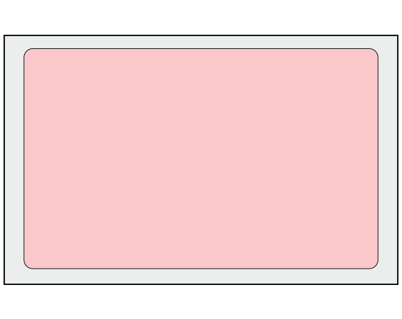 ADS-8-7 Pink 2-1/2" x 4" Multi-Purpose Removable Blank Labels - Standard