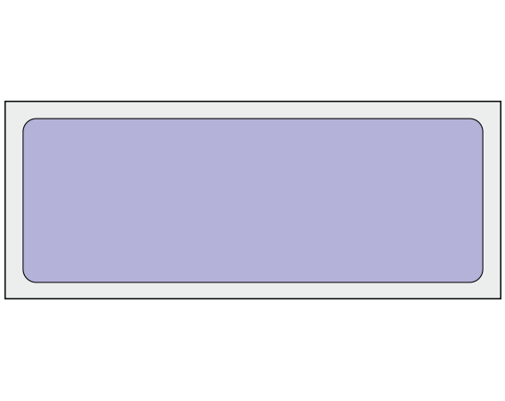 ADSF-4-12 Violet 1-1/4" x 3-1/2" Multi-Purpose Removable Blank Labels - Flexible