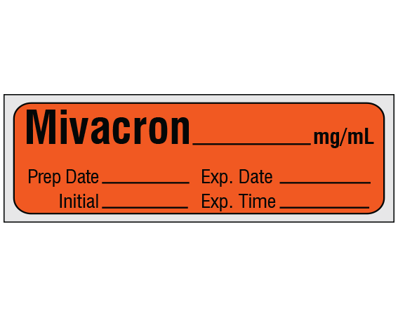 SA-2212-EXP-PRE Anesthesia Labels for Syringe Identification