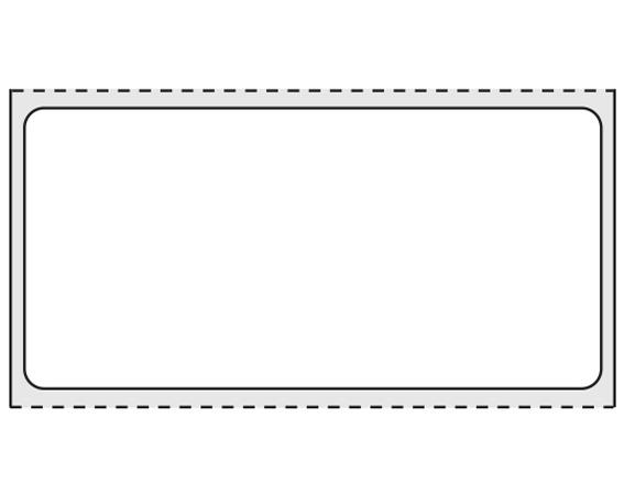 SB128-24-AND-SB128-24-1C White 2 " x 4" Thermal Printer Labels for ISBT 128 Applications