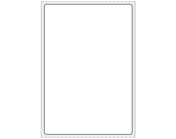 SB128-322 White 3" x 2" Thermal Printer Labels for ISBT 128 Applications - Cryogenic