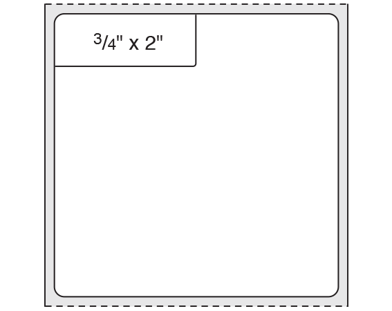 SB128-44-DIN-KD White 4 " x 4" Thermal Printer Labels for ISBT 128 Applications - Cryogenic