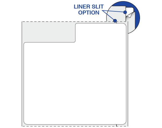 SB128-44-IRGPS3 White 4 " x 4" Thermal Printer Labels for ISBT 128 Applications - Cryogenic