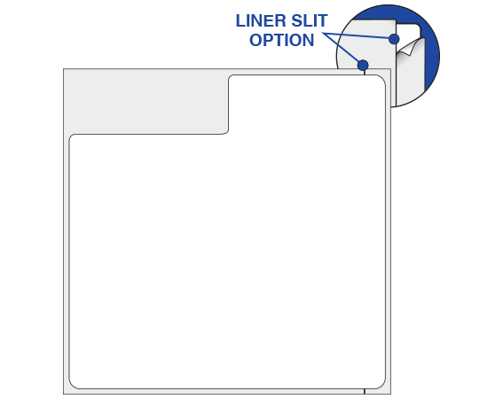 SB128-44-IRGS White 4 " x 4" Thermal Printer Labels for ISBT 128 Applications