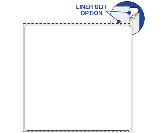 SB128-44-S2 White 4 " x 4" Thermal Printer Labels for ISBT 128 Applications