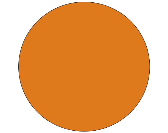 SDL-125-103 Copper 1-1/4" DIAMETER Color Coded Dot Labels - Roll Form